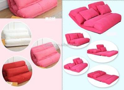 China European style living room sofa/high quality foldable adjustable sofa chair/5 backrest floor adjustable sofa bed for sale