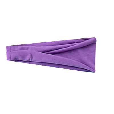 China CHOOYOU OEM New Durable Sports Men's Fitness Solid Color Sweat-absorbent Women's Stretch Yoga Headband for sale