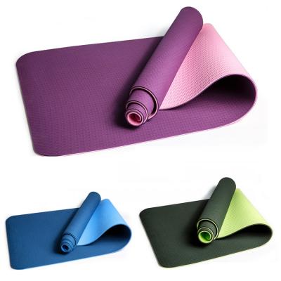 China Eco-Friendly Custom OEM Printing Tape Yoga Mat Gym Exercise Chooyou Yoga Mat for sale