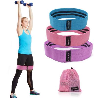 China Durable Hip Resistance Booty Exercise Victorem Hip Bands Set Of 3 for sale