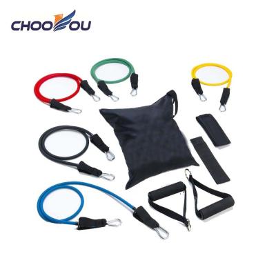 China 100% natural latex resistance band set, resistance bands wholesale, latex resistance bands for sale