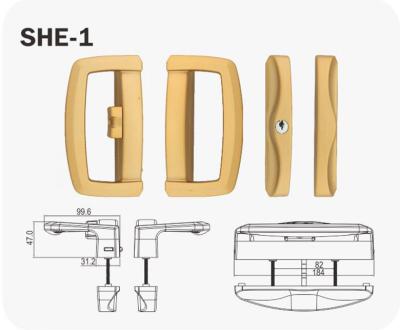 China Modern Sliding Door Hardware Trust Door Handle Hardware for sale