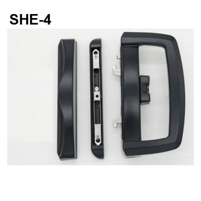 China Modern Aluminum Alloy Sliding Door Handle Set for sale