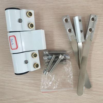 China 90 Degree Black Pivot Modern Glass Heavy Duty Hidden Aluminum Door Hinge for sale