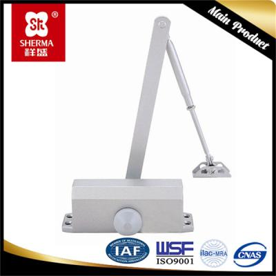 China Heavy Duty Aluminum Door Closer 55-75kg Zinc / Stainless Steel Fire Rated Door Closer Type for sale