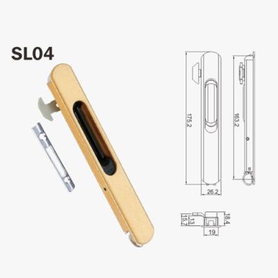 China SL04 modern sliding aluminum window and door lock for sale