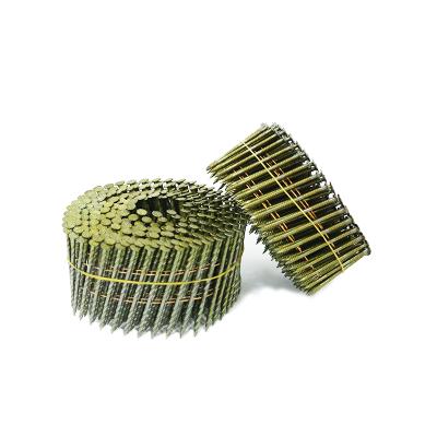 China Wholesale High Quality Flat Nails Flat Head Cheap Galvanized Wire Weld Carbon Steel Pallet Coil Wood Nail Price for sale