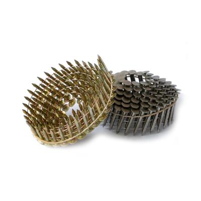 China Wholesale High Quality Custom Ring Flat Steel Shank Nails Hot Dip Galvanized Coil Nails for sale