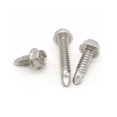 China Wholesale Galvanized Hex Screw Manufacturer Stainless Steel Self Drill Screw Hex Or Cross Head Screw for sale