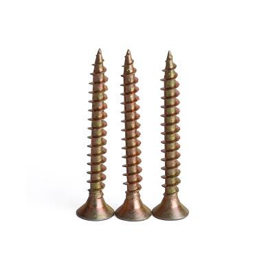 China Capacity Direct Selling Anti-corrosion Yellow Color Furniture Chipboard Screw Self Tapping Screws With Factory Price for sale