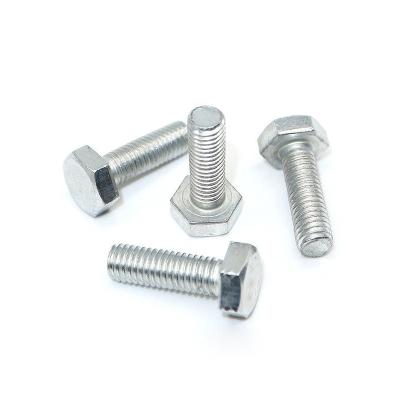 China Industry Wholesale Custom Sizes Stainless Steel Hex Bolt Hot Sales High Quality Din 933 Hex Head Bolt for sale