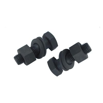 China Wholesale Fasters Black Steel High Strength Nut And Bolts Industry Grade 8.8 10.9 for sale