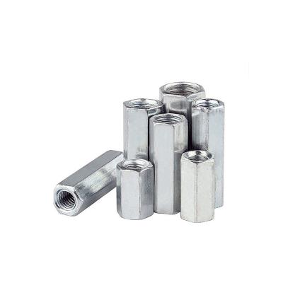 China Wholesale heavy industry m5-8 threaded round galvanized coupling nut stainless steel hex coupling nut price along for sale