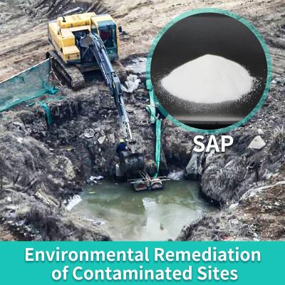 China No Leakage Sap Super Absorbent Polymer 9003-04-7 sludge solidification polymer for sale