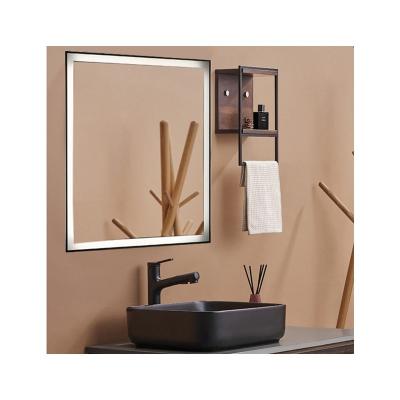 China Factory Wholesale Illuminated Wall Mounted Easy To Install Hotel Makeup Dressing Table Mirror Bathroom Mirror for sale