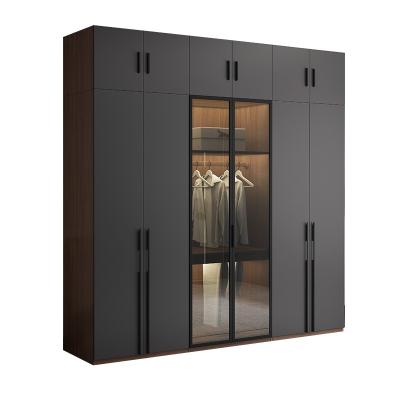 China Modern Free Standing 4 Door Convertible Wardrobes Furniture Design Bedroom Wooden Sliding Door Wardrobe Closet for sale