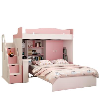 China 2021 Modern Convertible Bed Set Furniture Bedroom Luxury For Kids Bedroom Children Bedroom Furniture Set for sale