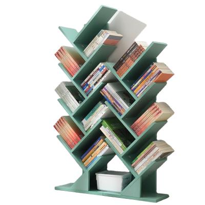 China Modern Simple Expandable Living Room Landing Bookshelf Bedroom Kids Personal Tree Shaped Shelf for sale