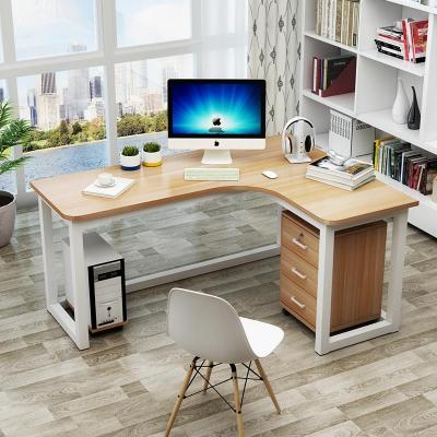 China Expandable Modern Home Bedroom Furniture L Shape Computer Desk Corner Study Table Desk for sale