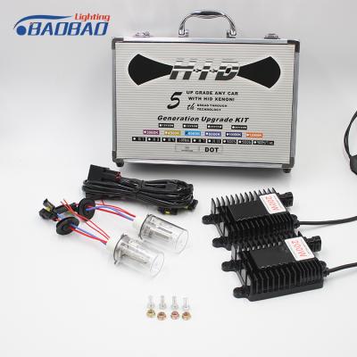 China High power auto car parts h7 led headlight 100w hid xenon ballast hid conversion kit for sale