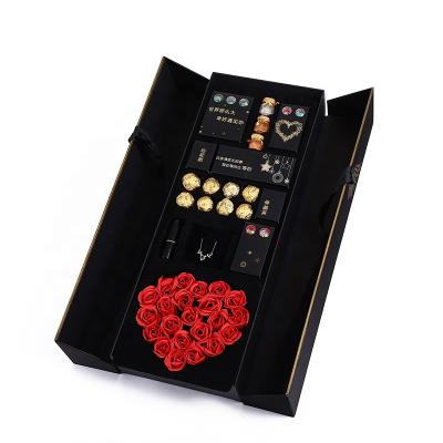 China Recyclable Custom Sweet Advent Calendar Packaging Box Empty Chocolate Flower Box For Gift for sale