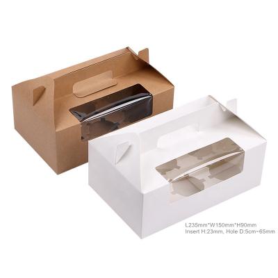 China Recyclable Quick-Supplier Take Away Lunch Food Box Custom Cupcake Collapsible Packaging Box for sale