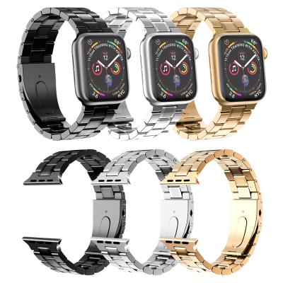 China Unique Metal Watch Bands For Apple Watch Band Stainless Steel Strap For iwatch Series 38 40 42 44 mm for sale