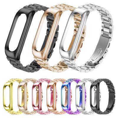 China Adjustable For MI Band 3 Wrist Strap Xiao Mi Band 3 Adjustable Strap Buckle Metal for sale