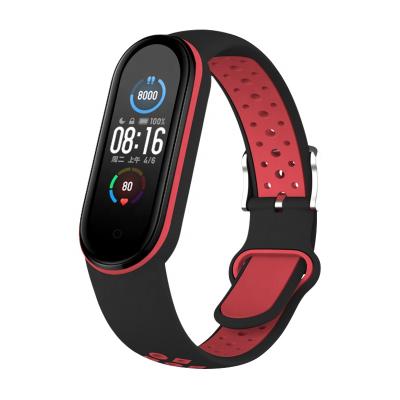 China Valentine Gift Silicone Replacement Smart Xiaomi Rubber Band with Buckle for Xiaomi 5/4/3 Watch Strap for sale