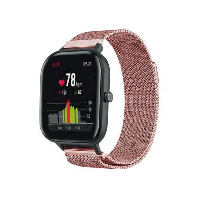 China Water Resistant For Iwatch Stainless Steel Strap Milanese Magnetic Buckle Series Metal 1 Gold Apple Watch Band 2 3 4 5 for sale