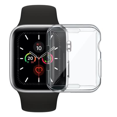 China Hot Selling Variety Full TPU Watch Cover Clear Watch Case For Apple Watch Cover 38mm 42mm 40mm 44mm for sale