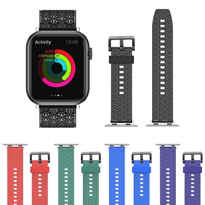 China Sport For Apple Watch Band TPU Replacement Strap Smart Watch Rubber Strap For Apple Watch Se Series 7 6 5 4 3 for sale