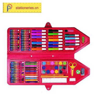 China Non-Toxic 95pcs School Kids Painting Art Set Set In PVC Case for sale