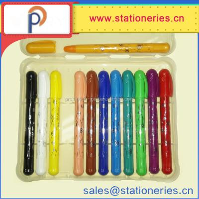 China Art Hot Selling Multi Color Paint Stick Plastic Box Non-Toxic Beautiful Oil Pastel for sale