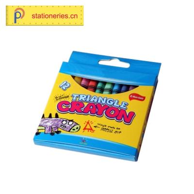 China Kids Art 12 Colors Wax Crayon And Paraffin Crayon Used Solid Non Toxic for sale