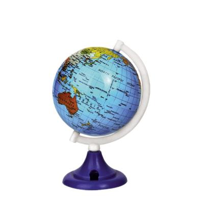 China 8.5cm plastic world small size educational globe for sale