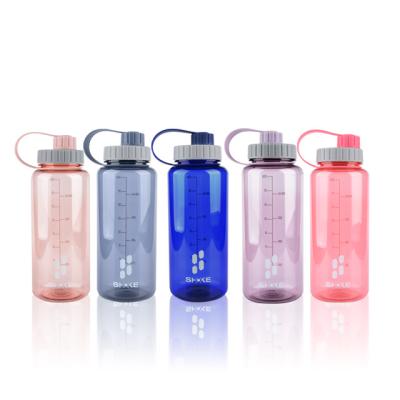 China Sustainable Hot Sale Sport Plastic Water Drink Bottles Tritan Drinking Direct Portable Plastic Bottled Water Bottle for sale