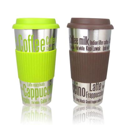 China Sustainable High Quality Custom 350ml Double Layer Stainless Steel Coffee Mug for sale