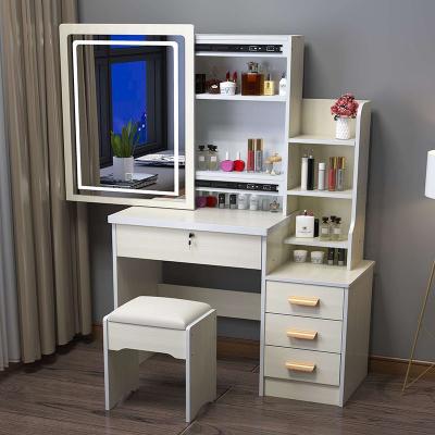 China (Other) Adjustable Cost Effective Contemporary Home Furniture Makeup Dressing Table With Lighted Mirror for sale