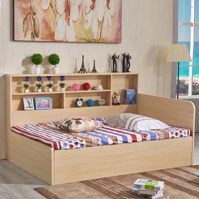 China Latest Modern Hot Sale Customizable Bed Designs Modern Wooden Child Bed Kids Bed With Storage Case for sale