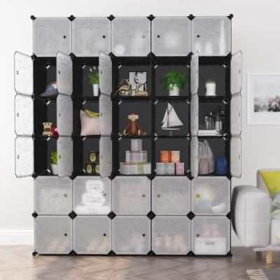 China Modern Large Design Single Drawer Wardrobe Storage Wardrobe Plastic Bedroom Furniture Home Furniture for sale