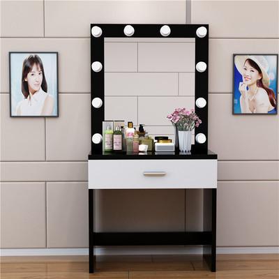 China (Other)Adjustable European Bedroom Furniture Set Dresser Make Up Modern Vanity Dressing Table With Lighted Mirror for sale