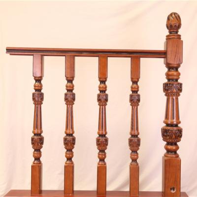 China Customize China Factory Manufacture Easy Install Wooden Stair Railing Handrails Handrails Stairs Pillar for sale