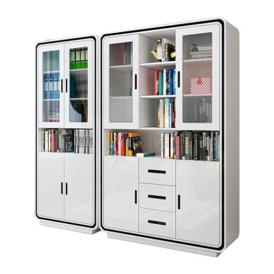 China Adjustable Luxury Home Furniture Multi Layer (Other) Floor Bookcase Storage Shelf for sale