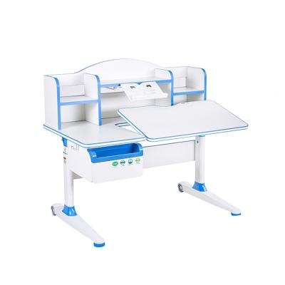 China Modern new environmental friendly design can adjust ergonomic kids learning table for kids aged 3-18 for sale