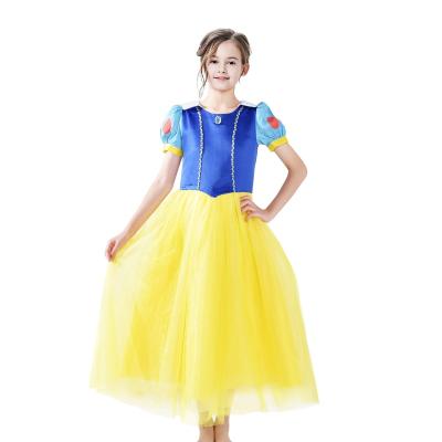 China Snow White Princess Cartoon Cosplay Party 2020 Breathable Fancy Dress Girls Costume Ball Long Dress for sale