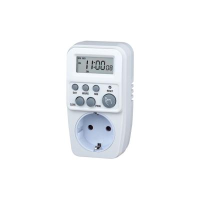 China Industrial Repeat Programs With Programmable Electronic 8 Slot On/Off Digital Timer Switch Socket for sale