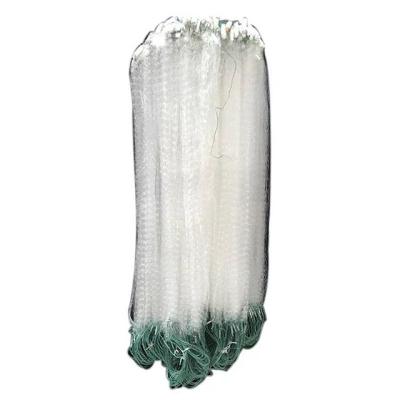 China Strong Monofilament Fishing Net Depth 1.5m Length 50m Gill Net 3 Layer Grid Gill Net Fishing Network Accessories for sale