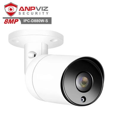 China NIGHT VISION Anpviz 4K poe IP camera security bullet indoor/outdoor MIC support and SD card slot motion detection support P2P view H.265 for sale