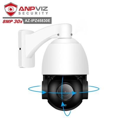 China PAN-TILT ANPVIZ 4K 8MP PTZ POE IP Camera 30X Optical Zoom CCTV Security PTZ Camera Night Vision 50M-80M H.265 P2P Night Vision for sale